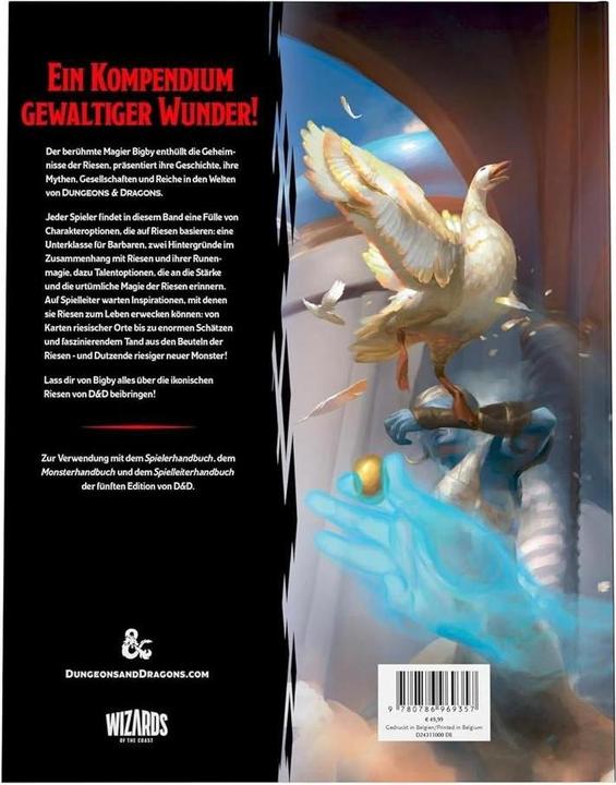 Actual product image Wizards of the Coast Dungeons & Dragons RPG Bigby presents: Glory of the Giants *ALLEMAND* (German)