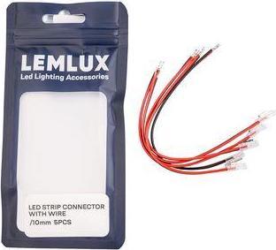 Produktbild Lemlux LED Strip Connector with 15cm Wire 10mm 5 pcs