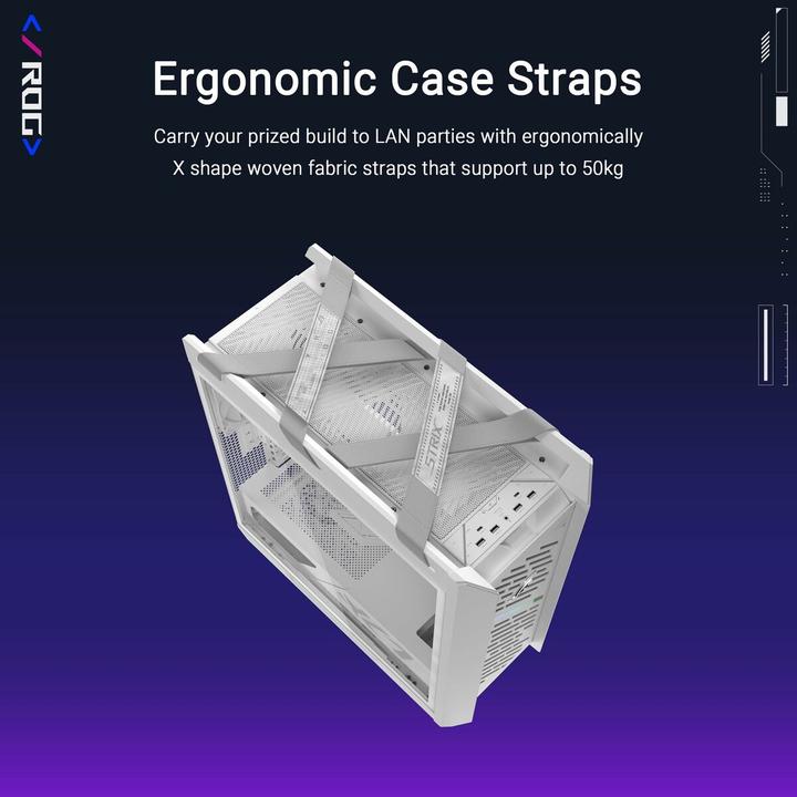 Produktbild ASUS Geh ROG STRIX HELIOS II GX601S WHITE (ATX, E-ATX, mATX, Mini-ITX)