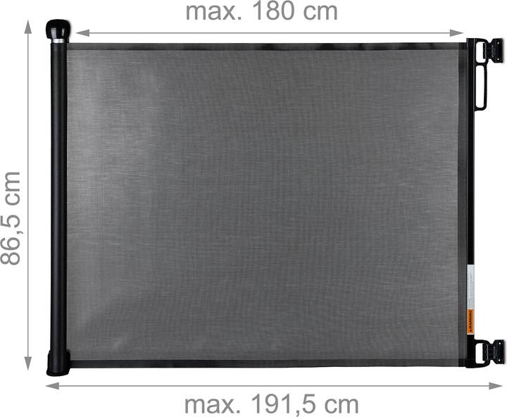 Image du produit Relaxdays Barrière de sécurité extensible (70 cm)