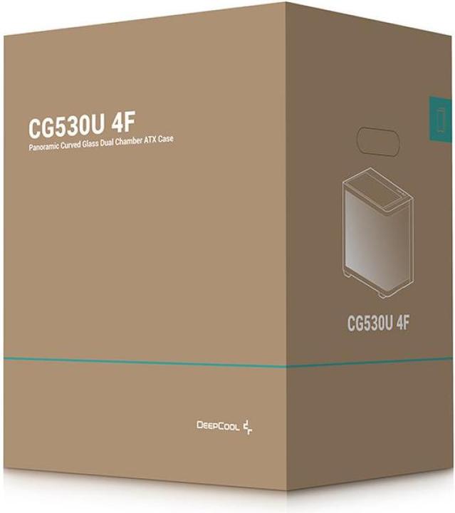 Produktbild Deepcool " CG530U 4F ATX Panoramaglas 4x ARGB black" (ATX, ITX, mATX)