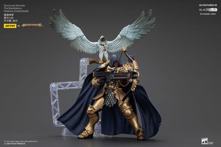 Produktbild Joy Toy Warhammer Age of Sigmar Actionfigur Stormcast Eternals The Blacktalons Shakana Goldenblade 20 cm