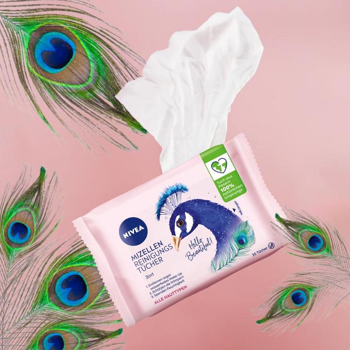 Actual product image NIVEA Cleansing micellar wipes 25 pieces (L) (Facial cleansing wipes, 150 g)