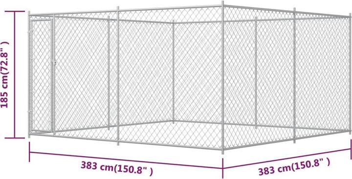 Actual product image vidaXL Donnie (Dog kennel)