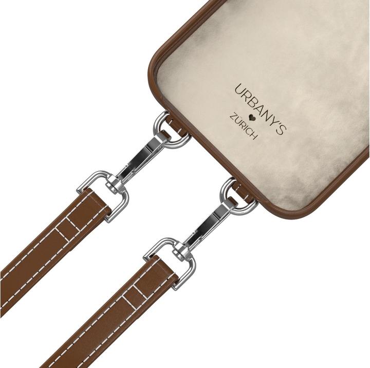 Produktbild Urbany's Necklace Case Handekette+ iPhone 15 Plus Espresso Martini