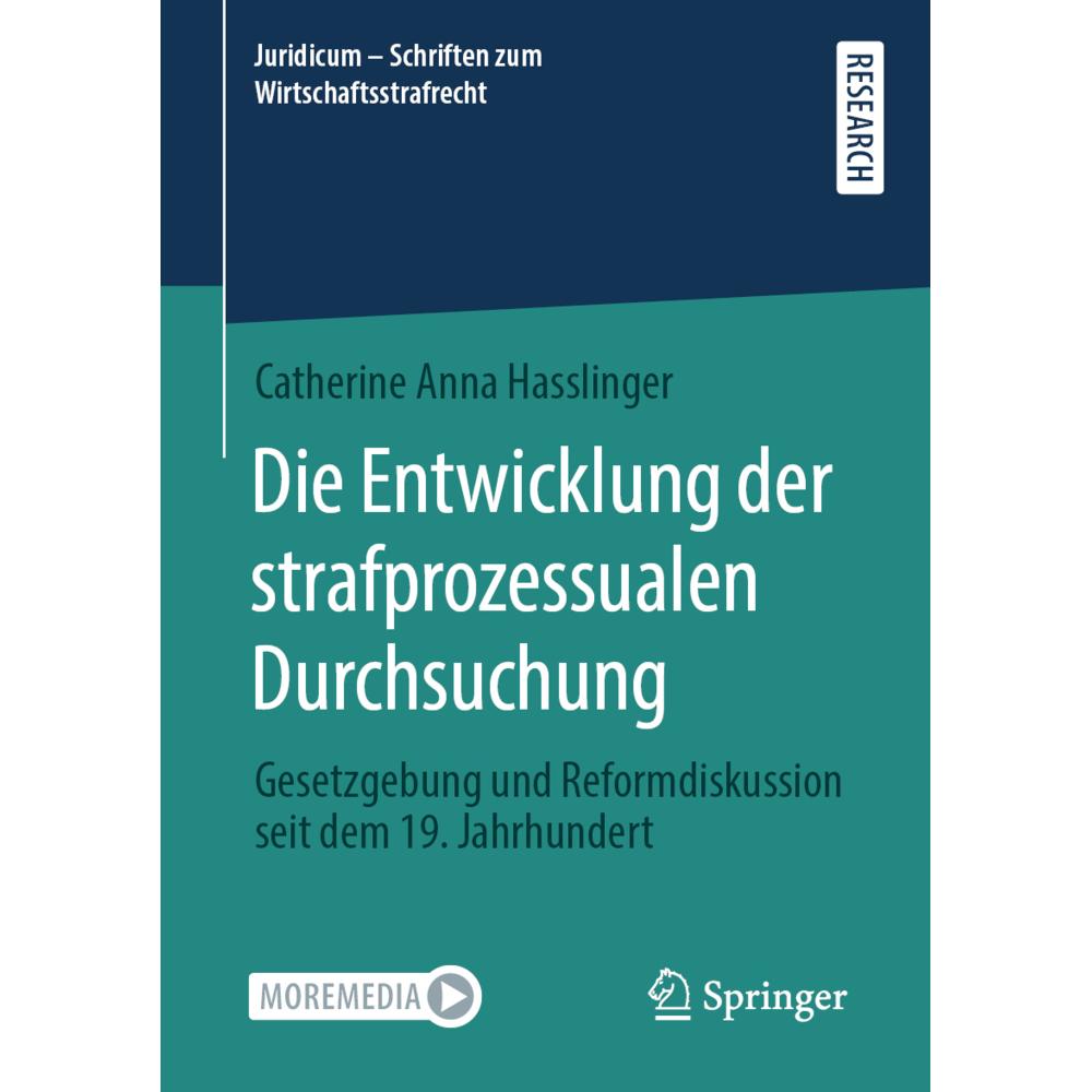 Die Entwicklung der strafprozessualen Durchsuchung, Fachbücher von Catherine Anna Hasslinger