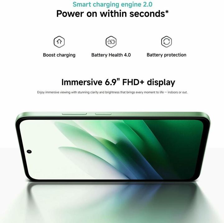 Actual product image Xiaomi Redmi 15 (256 GB, Midnight Black, 6.90", Dual SIM, 5G)