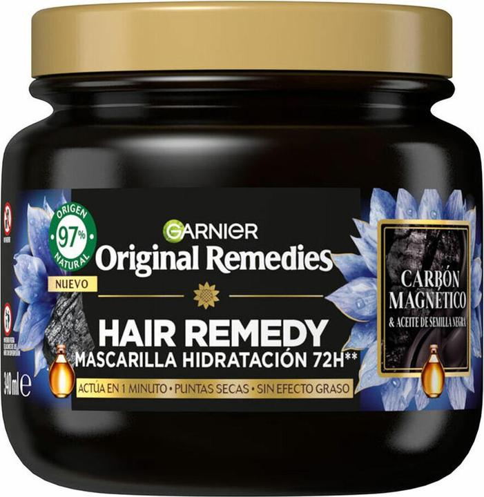 Garnier Original Remedies Magnetic Charcoal Mask for Hair 340ml (340 ml)