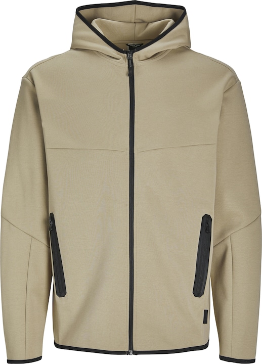 Jack & Jones Einfarbig Kapuzenpullover Kapuzenpullover mit Reissverschluss