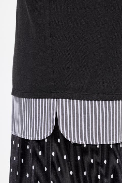 Produktbild Miamoda 2-in-1-Pullover, Lagen-Look, 3/4-Ärmel (50, 52)
