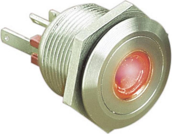 Bulgin Drukknop PB rode LED IP66