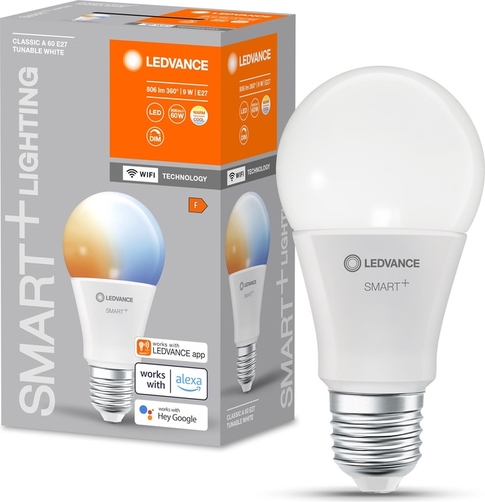 Image du produit Ledvance Smart+ Lecture (E27, 9 W, 806 lm, 1 x, F)