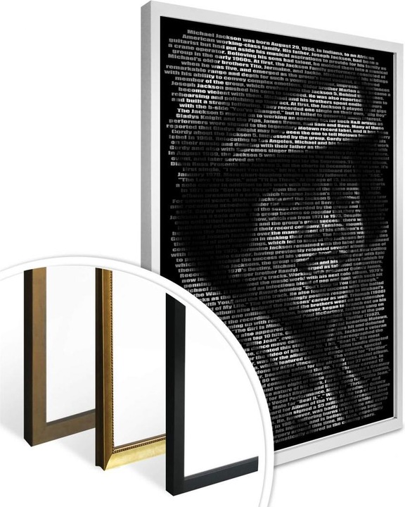 Produktbild Trenddeko Heine - Michael Jacksons Biographie (80 x 100 cm)