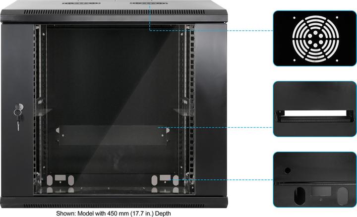 Actual product image Intellinet 19" wall distributor (10.87 RU, 19 inch rack)