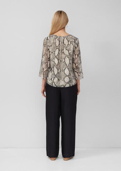 Immagine prodotto s.Oliver Bluse Bluse mit Schlangen-Print und Bindeband (40)