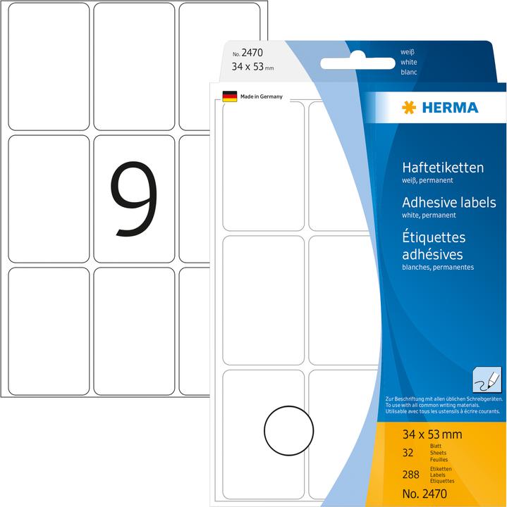 Produktbild HERMA Vielzweck-Etiketten