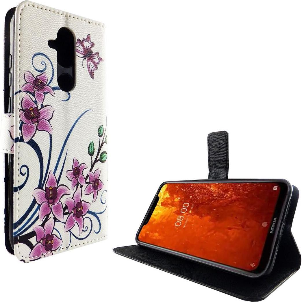 Thumbnail - König Design Hülle Handy Schutz für Nokia 8.1 Case Cover Tasche Wallet Etui Handyhülle Bumper (Nokia 8.1), Smartphone Hü...