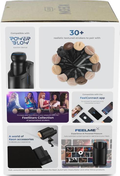 Immagine prodotto Kiiroo – Keon Set Masturbatore WiFi – Con Feel Stroker – Nero
