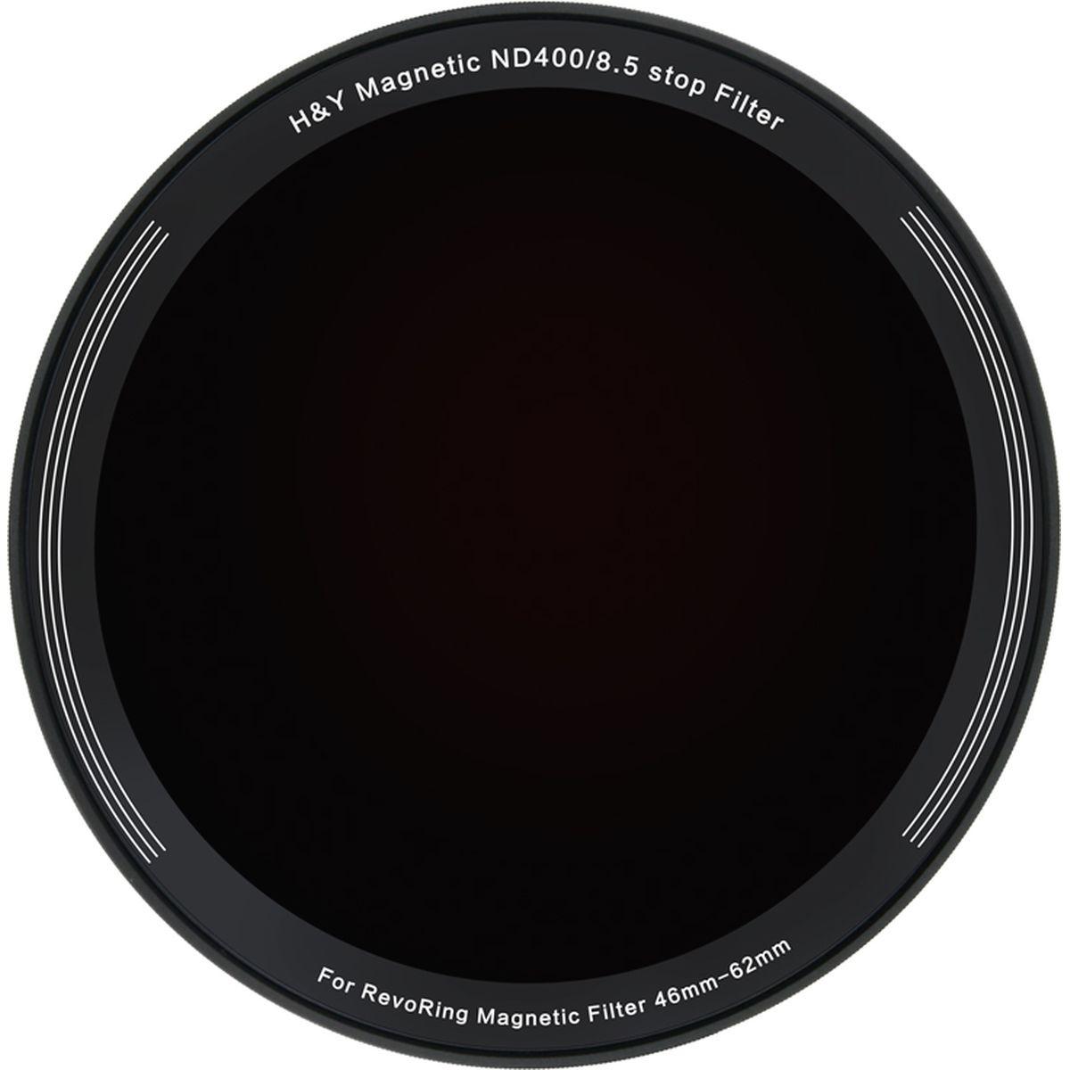 H&Y Magnetfilter ND400 für REVORING 46-62mm (62 mm, ND- / Graufilter) (HY-RMN400-62)
