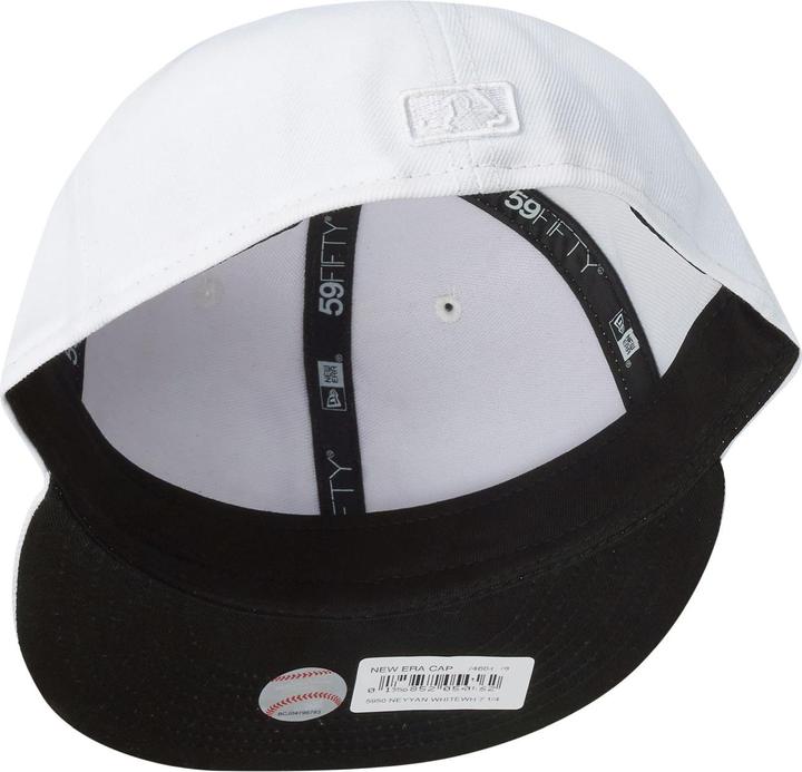 Actual product image New Era 59Fifty Fitted Cap - MLB New York Yankees blanc