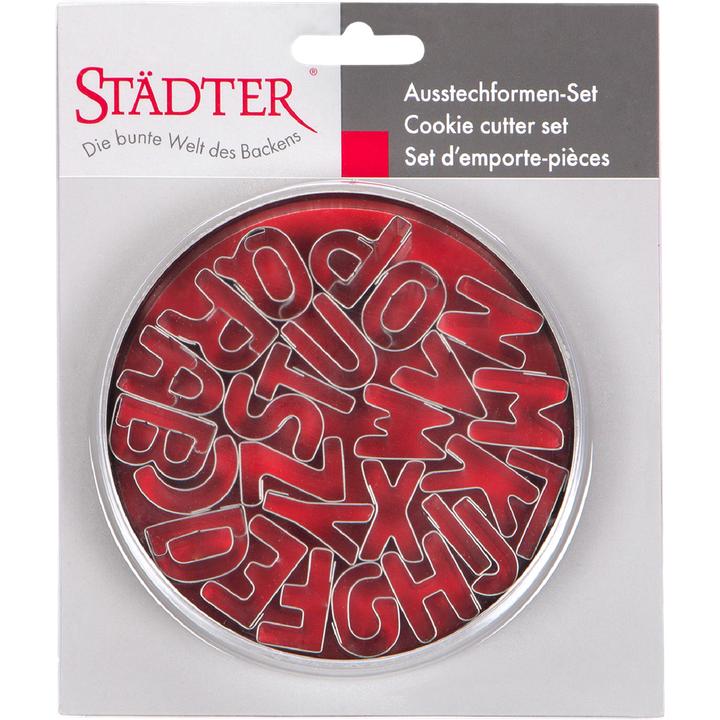 Image du produit Städter Ensemble de moules à biscuits pour l'alphabet