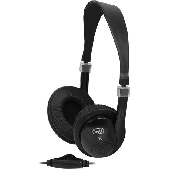 Trevi HTV 636 TV-KOPTELEFOON (Bedraad), Koptelefoon, Zwart