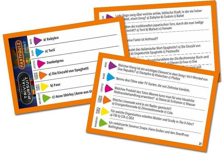 Produktbild Winning Moves Trivial Pursuit - Party Quiz Vol 2 (Deutsch)