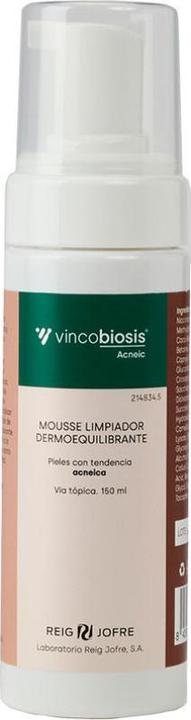 Actual product image Reig Jofre Vincobiosis Acne Cleansing Mousse (Cleansing Foam, 150 ml)