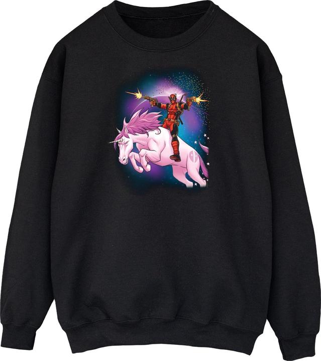 Actual product image Mens Deadpool Space Unicorn Sweatshirt (XXL)