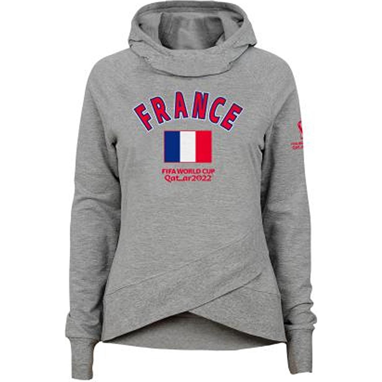 Outerstuff, Felpa + Maglione, Fifa Flag Funnel Nk Hood France Ll, Multicolore, (L)