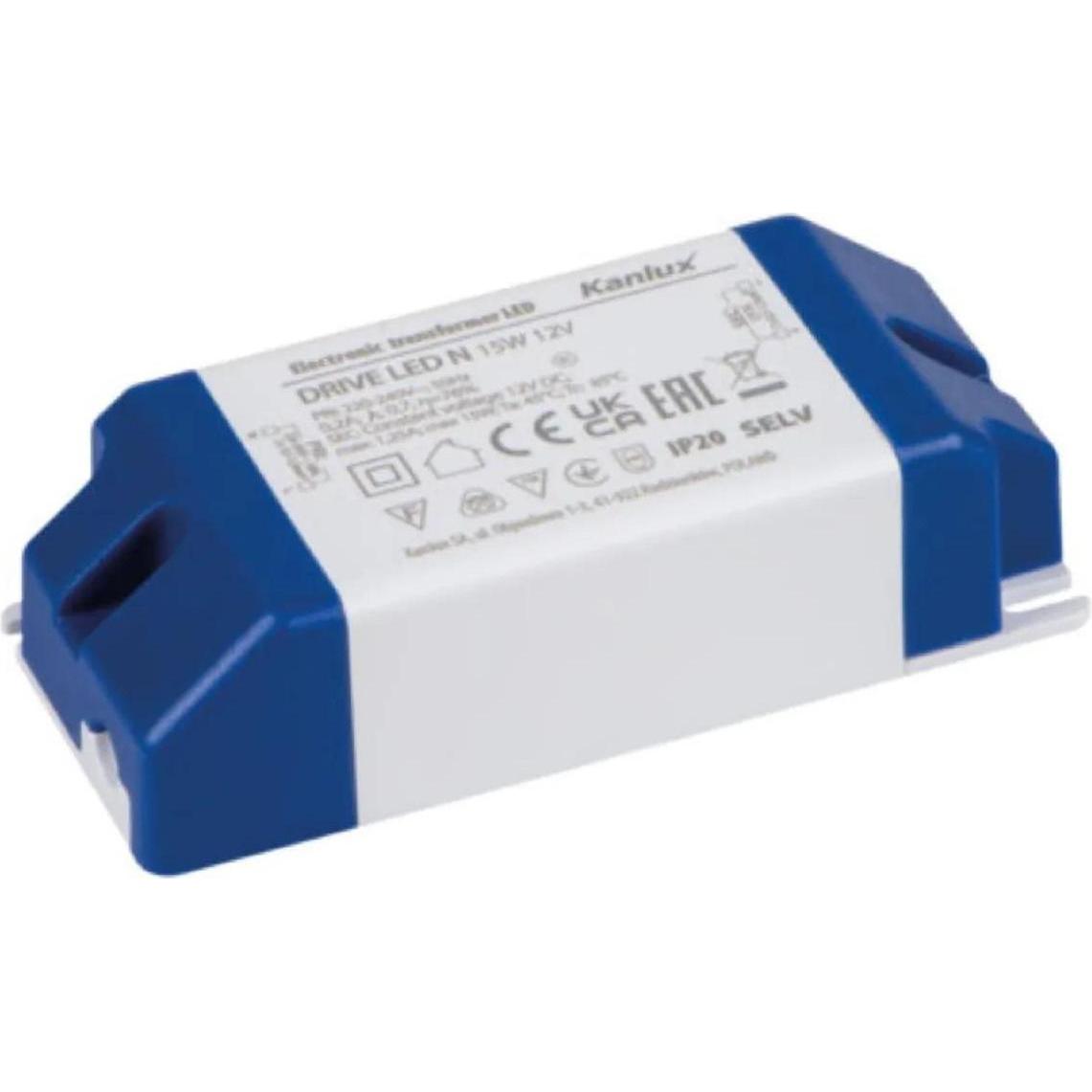 Kanlux, Zubehör Beleuchtung, Elektronischer Transformator DRIVE LED Weiss 23861