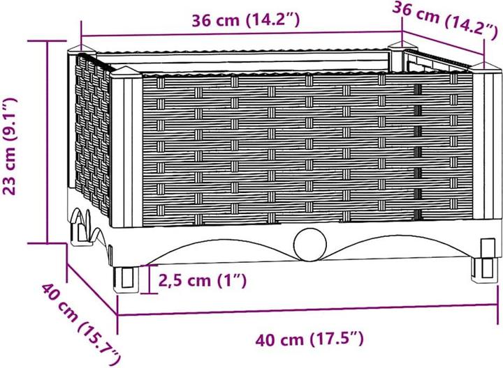 Image du produit vidaXL Hochbeet