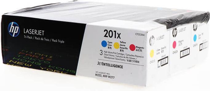 Image du produit HP 201X Tri-Pack 201X (C, M, Y)