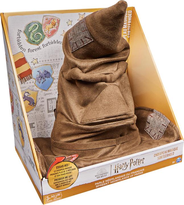 Actual product image Spin Master Wizarding World Harry Potter, Sorting Hat parlant avec 15 répliques pour jeux de rôles Harry Potter