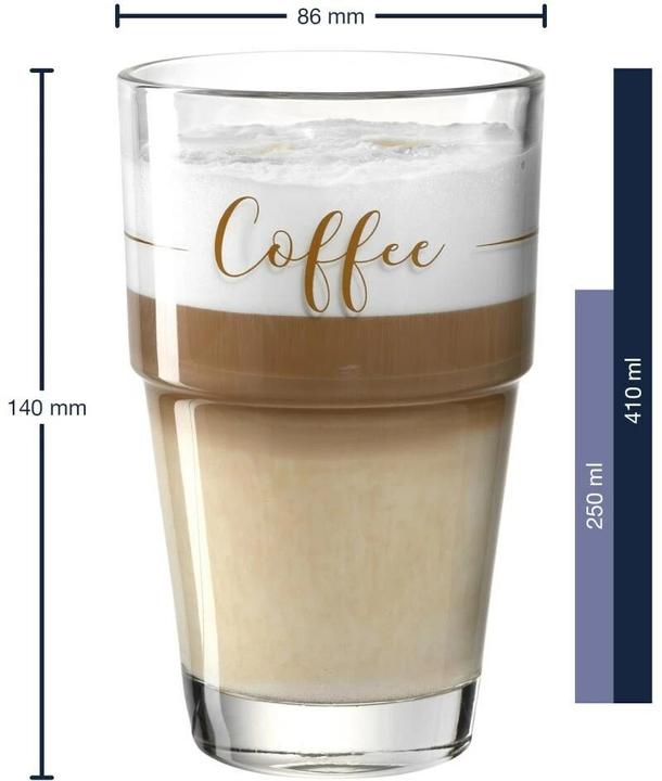 Produktbild Leonardo Latte Macchiato-Glas Solo Coffee 410 ml (410 ml, 6 x)