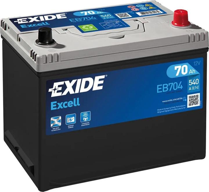 Immagine prodotto Exide Eccellenza (12 V, 70 Ah, 540 A)