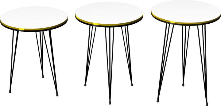 Image du produit En.Casa Ry Set de 3 (34 x 34 x 55 cm)