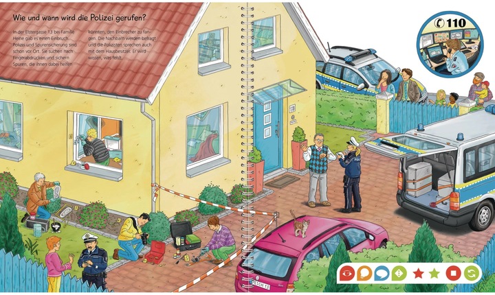 Produktbild tiptoi Unterwegs mit Polizei (Deutsch, Karolin Küntzel, 2019)
