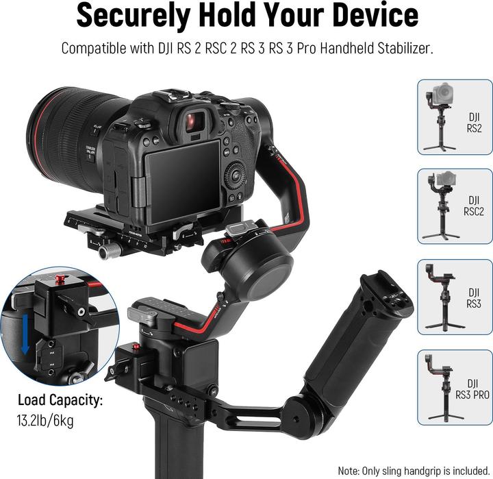 Actual product image Neewer Gimbal Sling Handgrip (Gimbal handle)