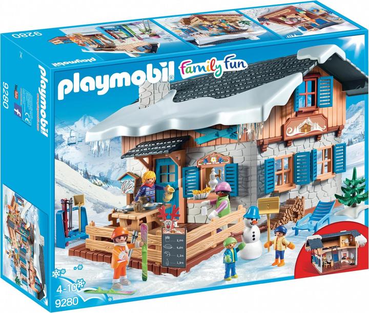 Immagine prodotto Playmobil Rifugio sciistico (9280, Divertimento in famiglia Playmobil)