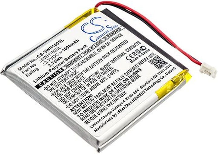 Actual product image CS Cameron Sino Battery for Sony WH-1000xM3 (1 pcs., Device specific)