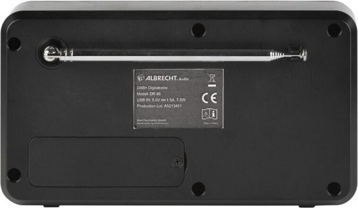 Image du produit Albrecht DR 86 Senior (DAB+ DAB, FM, Bluetooth)