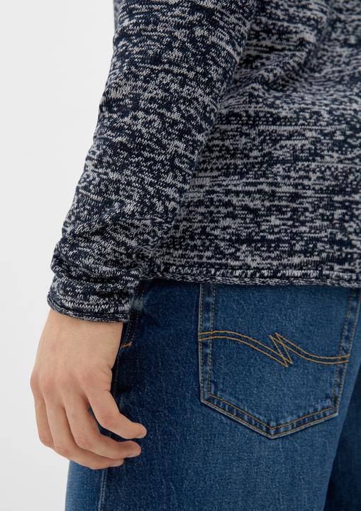 Image du produit s.Oliver Strickpullover Strickpulli mit Rollsäumen (M)