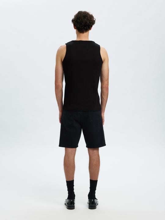 Produktbild Selected Geripptes Baumwoll Tanktop (M)