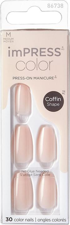 Image du produit KISS Self-adhesive nails imPRESS Color MC Bubble 30 pcs (L) (Ongles artificiels)