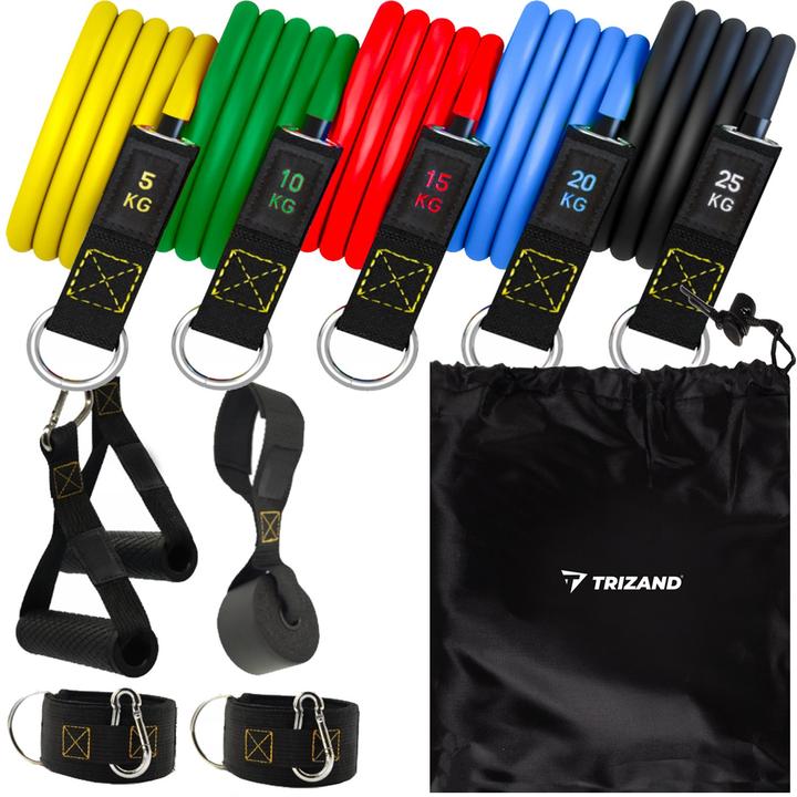 Image du produit Trizand Kit de bandes de résistance - 5 bandes (Extra Léger)