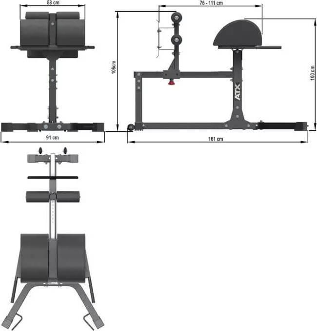 Produktbild ATX Glute Ham Developer - Cross