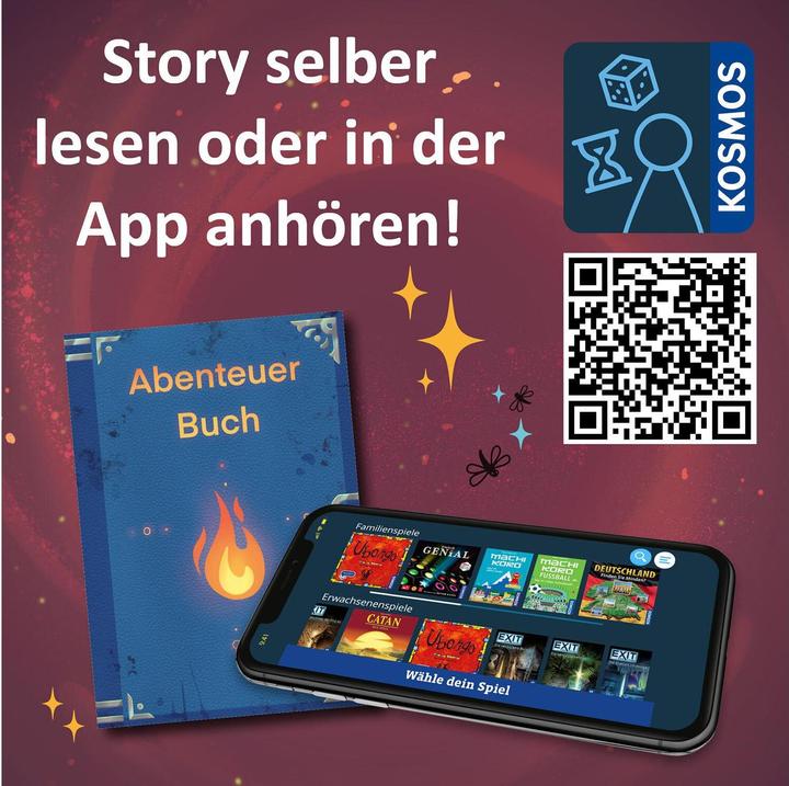 Actual product image Kosmos Adventure Puzzle: In den Tiefen des Vulkans (258 pieces)