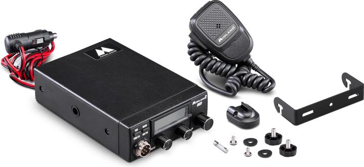 Actual product image Midland Compact CB Transceiver with Multi-Color Display and VOX for Hands-Free Communication