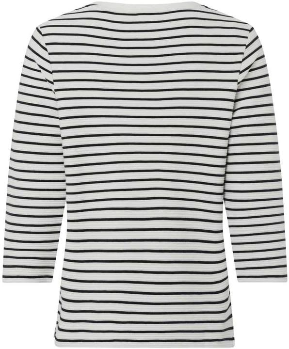 Produktbild BRAX Bonnie Baumwollstruktur Rippenstreifen Sweatshirt (36)